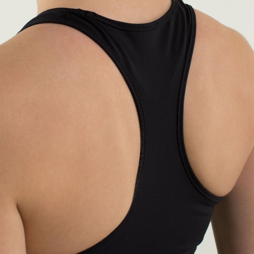 Lululemon Cool Racerback *Ruffled Hem Black - Picture 5 of 11